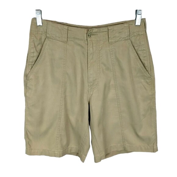 Tommy Bahama Shorts  Men's 30  Beige Tencell Lyocell Blend w Flex Waist - Picture 1 of 5